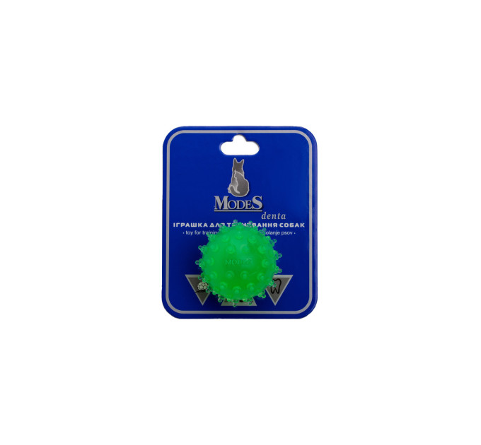 ЗС000165 Іграшка для собак М\'яч Міна MODES Denta  розмір XS-4 см зелений